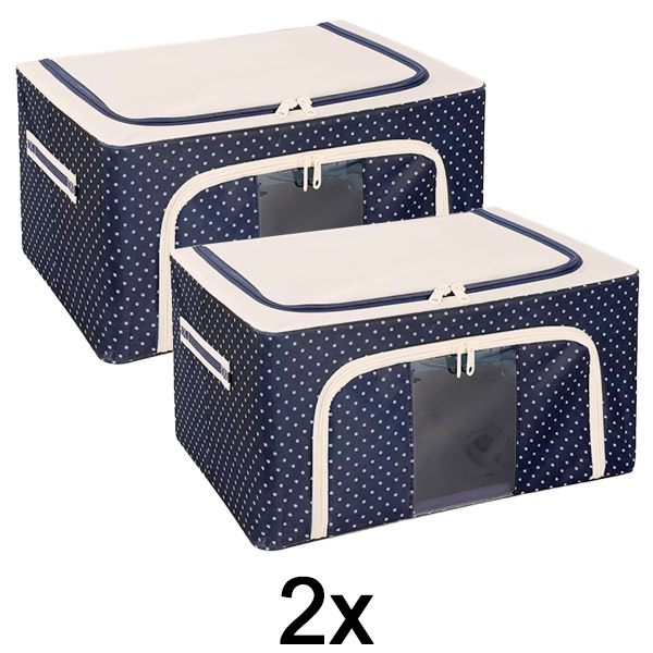 2x Kutija za odlaganje za garderober | STACKBOX